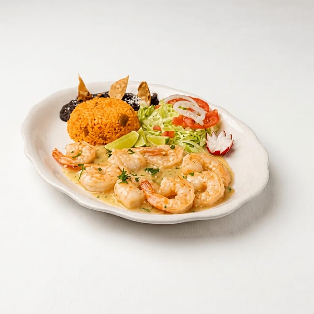 Camarones al Mojo de Ajo (Garlic Shrimp).